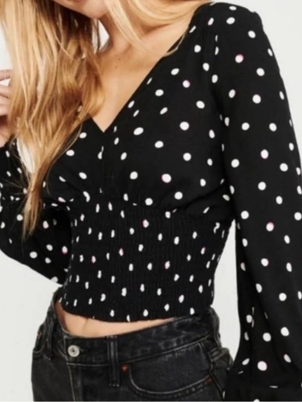 Abercrombie & Fitch Polka Dot Top